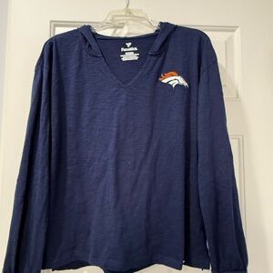 Fanatics Denver Broncos Navy Blue Women's Shirt